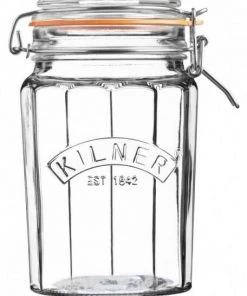 Kilner Clip Top Einmachglas, Retro-Design 0,45 Liter / 134 Mm
