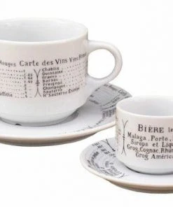 Pillivuyt Frühstückstasse Brasserie Frühstücksuntertasse Bourges: Durchmesser 165 Mm