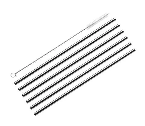 Cilio Trinkhalme Steel, 6er Set, Gerade 1 Cilio Trinkhalme Steel, 6er Set, Gerade