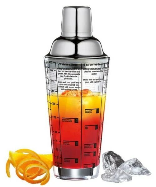 Cilio Cocktail Shaker Mit Rezepten 2 Cilio Cocktail Shaker Mit Rezepten – Bild 2