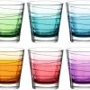 Leonardo Trinkglas VARIO STRUTTURA 6 Stück Sortiert 250 Ml Farbverlauf