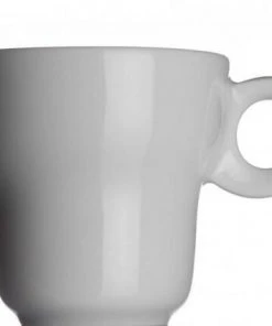 Modern Classic Espressotasse Groß Von Porzellanfabrik Walküre, Weiß