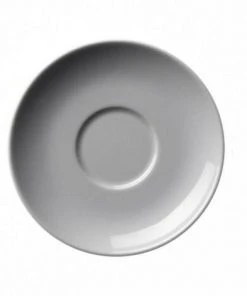 Modern Classic Cappuccinotasse Von Porzellanfabrik Walküre, Weiß -Bialetti-shop 310 018 Untertasse von oben l