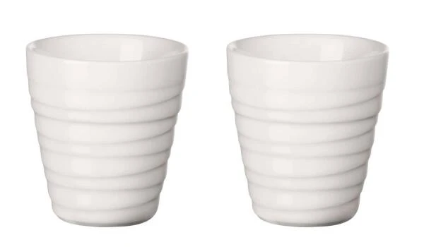 ASA Thermobecher Espresso 2er Set Thermo Twisted, Weiß 1 ASA Thermobecher Espresso 2er Set Thermo Twisted, Weiß