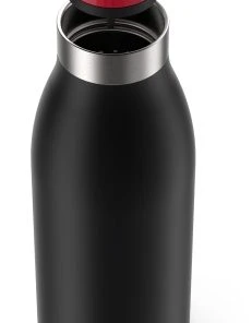 Emsa Trinkflasche Bludrop, Schwarz 0,7 Liter -Bialetti-shop 4009049537535 N31101 img 7 1