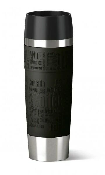 Emsa Isolier-Trinkbecher Travel Mug Grande In Schwarz 1 Emsa Isolier-Trinkbecher Travel Mug Grande In Schwarz