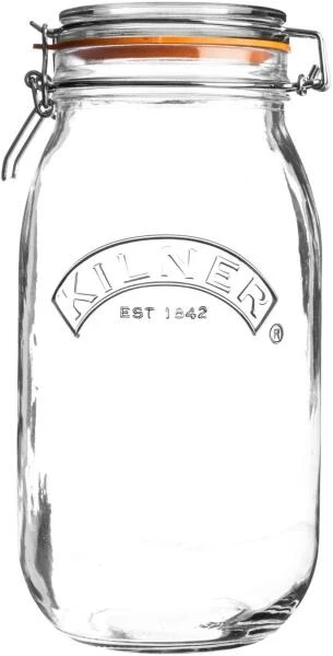 Kilner Clip Top Einmachglas, Rund 1 Liter / 180 Mm 5 Kilner Clip Top Einmachglas, Rund 1 Liter / 180 Mm – Bild 5