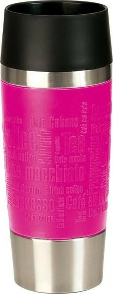 Emsa Isolier-Trinkbecher Mit Manschette Travel Mug In Pink 1 Emsa Isolier-Trinkbecher Mit Manschette Travel Mug In Pink
