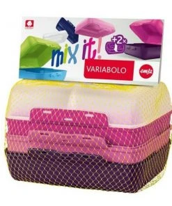 Emsa Kids Lunchbox Variabolo Girls, 4-teilig