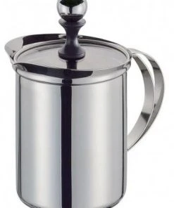 Cilio Cappuccinocreamer Deluxe Mit Glasdeckel 6 Tassen / 9 Cm