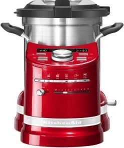 KitchenAid Cook Processor ARTISAN In Empire Rot 4,5 L -Bialetti-shop 5KCF0104 ER Artisan CookProcessor Front SwitchOn 9630