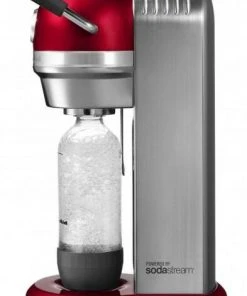KitchenAid Sodastream ARTISAN In Liebesapfelrot -Bialetti-shop 5KSS1121CA side wbottleBubble l 1
