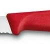 Victorinox SwissClassic Gemüsemesser Mit Wellenschliff, Mittelspitz, 8 Cm, Rot