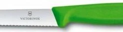 Victorinox SwissClassic Gemüsemesser Mit Wellenschliff, 10 Cm, Grün