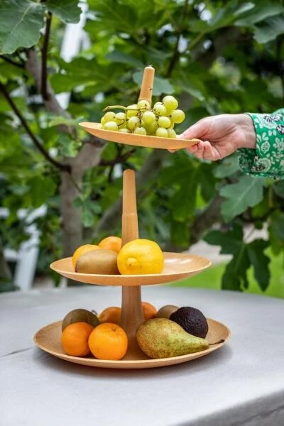 Koziol Etagere BABELL In Wood BIG 3 Koziol Etagere BABELL In Wood BIG – Bild 3