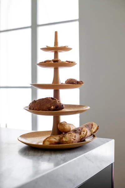 Koziol Etagere BABELL In Wood BIG 4 Koziol Etagere BABELL In Wood BIG – Bild 4