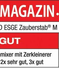 ESGE Zauberstab ESGE-Zauberstab Stabmixer M 160 Gourmet -Bialetti-shop 90610 ESGE Zauberstab M 160 G TSTMAGAZIN