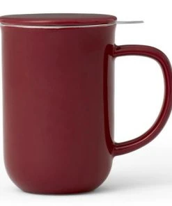 Viva Scandinavia Teepott Minima Balance Mit Filter, Weinrot
