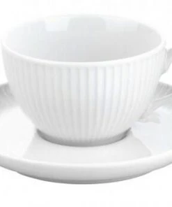 Pillivuyt Teetasse Plissé Teetasse Volumen 18 Cl, Höhe 57 Mm