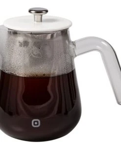 Carl Henkel Kaffeekanne X-TRACT-BREW ARCA, Amber Handle -Bialetti-shop Arca gross transparet3 2