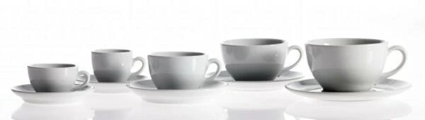 Classic Café Au Lait Tasse Von Porzellanfabrik Walküre, Weiß 3 Classic Café Au Lait Tasse Von Porzellanfabrik Walküre, Weiß – Bild 3