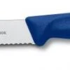 Victorinox SwissClassic Tomaten- Und Wurstmesser Mit Wellenschliff, 11 Cm, Blau