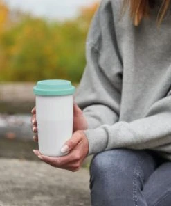 ASA Thermobecher Cup & Go In Weiß 0,2 Liter -Bialetti-shop Cup and go white Haende