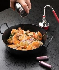 ISi Einweg-Sahnekapseln, 24er Packung -Bialetti-shop Kraeuteroel Anwendung 07 1