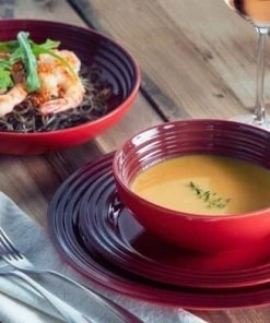 Le Creuset Frühstücksteller In Kirschrot -Bialetti-shop LeCreuset 2016 09 16 6 neu