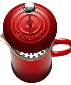 Le Creuset Kaffeebereiter In Kirschrot -Bialetti-shop LeCreuset 91028200060000 Kaffeebereiter Kirschrot3 l 1