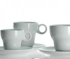 Modern Classic Cappuccinotasse Von Porzellanfabrik Walküre, Weiß -Bialetti-shop MG 9033 2 l