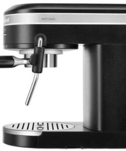 KitchenAid Halbautomatische Espressomaschine ARTISAN In Gusseisen Schwarz -Bialetti-shop P200142KP 059z EMEA BK