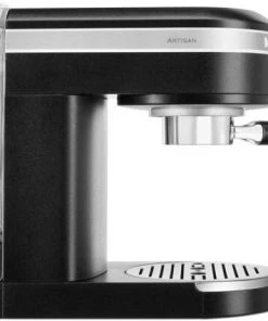 KitchenAid Halbautomatische Espressomaschine ARTISAN In Gusseisen Schwarz -Bialetti-shop P200142KP 068z EMEA BK