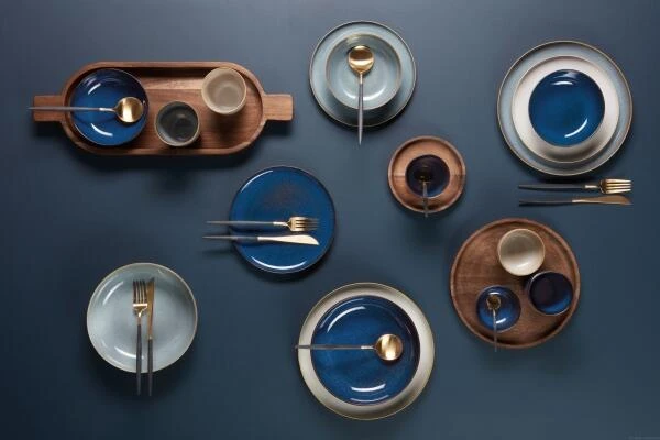 ASA Cappuccinotasse Mit Untertasse Saisons Denim 3 ASA Cappuccinotasse Mit Untertasse Saisons Denim – Bild 3