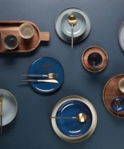 ASA Dessertteller Saison Midnight Blue, 21 Cm -Bialetti-shop Saisons gesamt gold 1 4