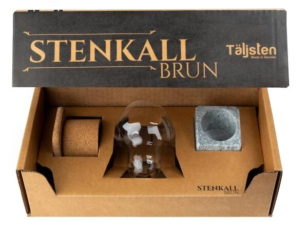 Täljsten Spirituosen-Kühler Aus Speckstein Mit Trinkglas 2 Täljsten Spirituosen-Kühler Aus Speckstein Mit Trinkglas – Bild 2