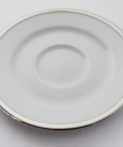 Pillivuyt Kaffeetasse Sancerre Mit Platinrand Kaffeeuntertasse -Bialetti-shop Teller 1 1