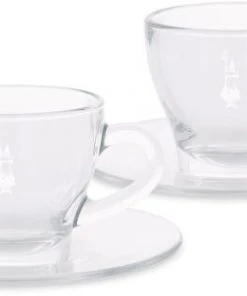 Bialetti Cappuccinotassen Aus Glas, 2er Set