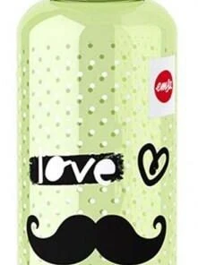 Emsa Teens Tritan Trinkflasche Moustache Mit Trinkverschluss