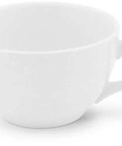 Classic Café Au Lait Tasse Von Porzellanfabrik Walküre, Weiß