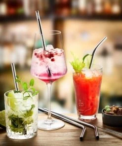 GEFU Edelstahltrinkhalm Future, 4 Stück Inkl. Reinigungsbürste 23 Cm 5 GEFU Edelstahltrinkhalm Future, 4 Stück Inkl. Reinigungsbürste 23 Cm -Bialetti-shop web Edelstahltrinkhalme Ambiente RGB 1