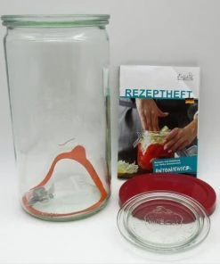 SCHMITT Steinzeug & Keramik Schmitt Fermentier-Starter-Set Weckglas 1590 Ml